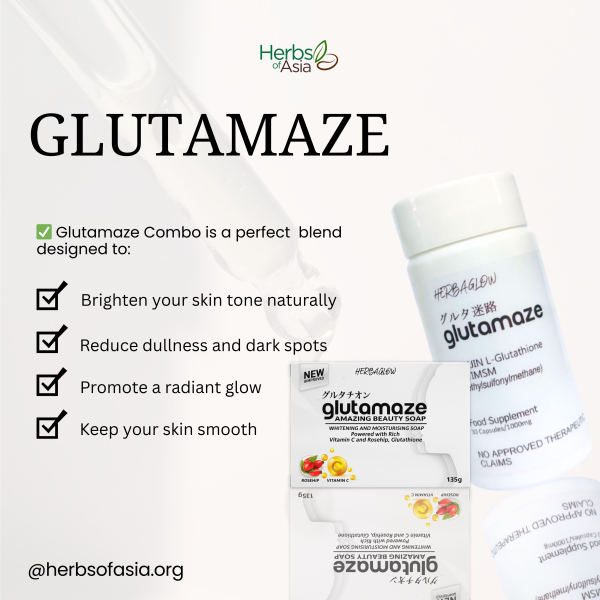Glutamaze Combo (Glutamaze soap and Glutamaze Capsules)